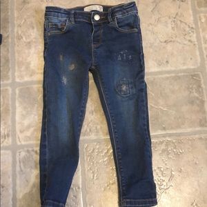 Zara baby girl skinny jeans